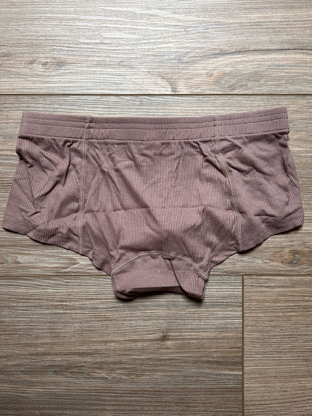 Textured Men’s Button Fly Boxers / Trunks by Tauwell in Sand Brown - Picture 10 of 14